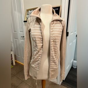 Beige casual Zip up - Lululemon
